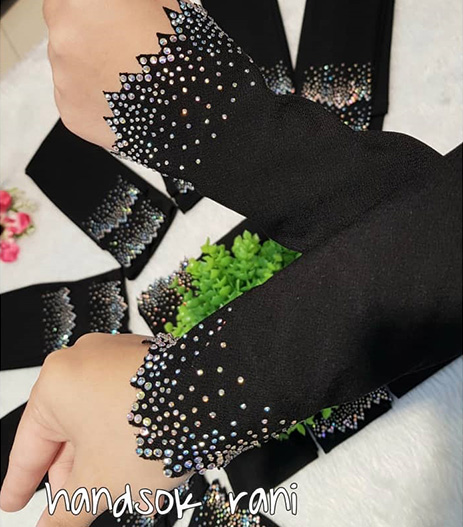 Handsock rani all black