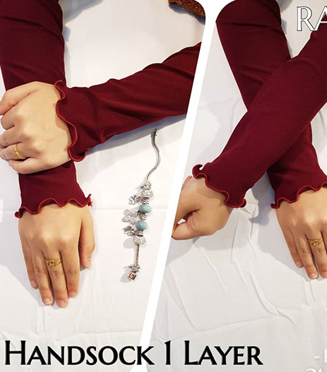 Handsock ruffle 1 layer-2