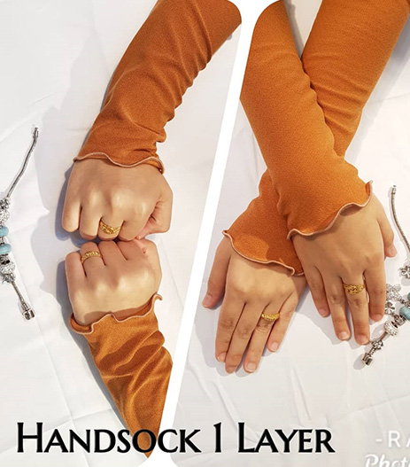 Handsock ruffle 1 layer