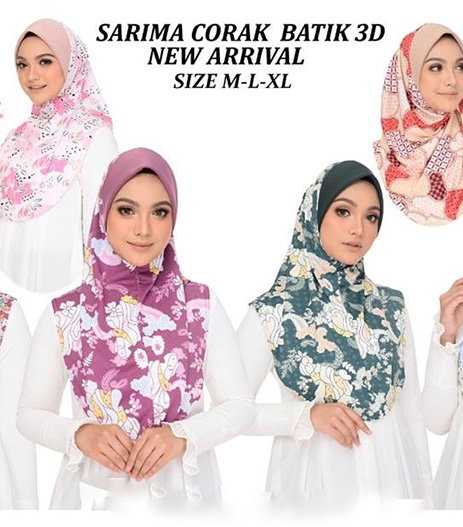 Sarima corak batik 4d