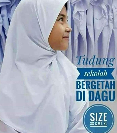 Tudung sekolah budak-2